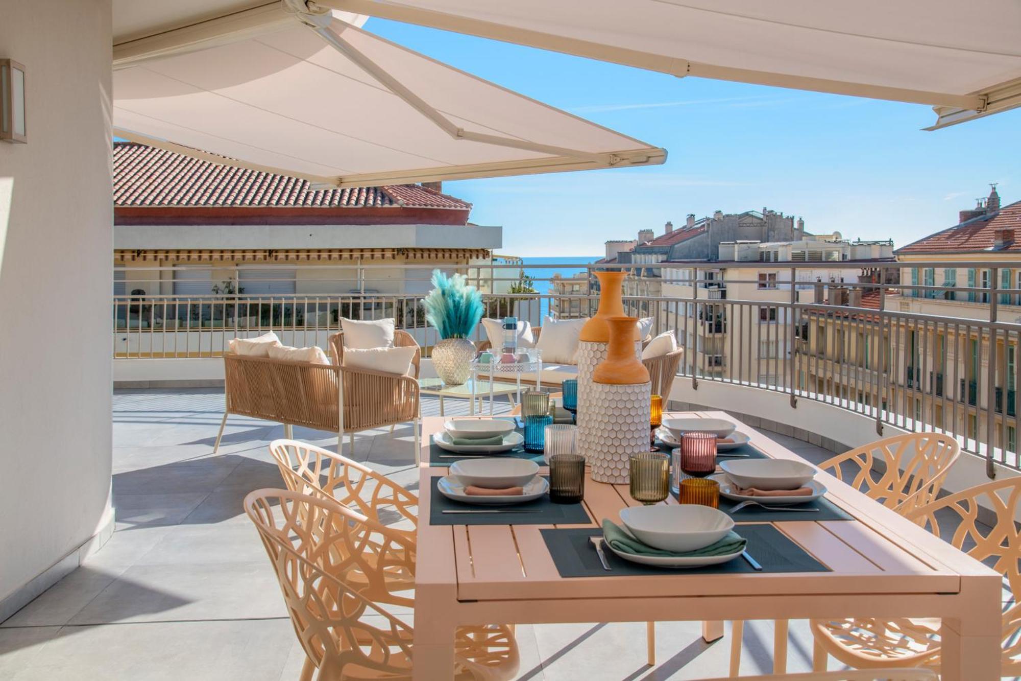 Residence Hoteliere Chambord Au Coeur De Menton - Entierement Renovee Bagian luar foto